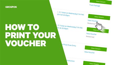 How to Print Groupon Voucher: A Comprehensive Guide with Tips and Q&A