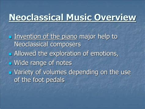 what is neoclassical music: exploring the essence of its revival and evolution